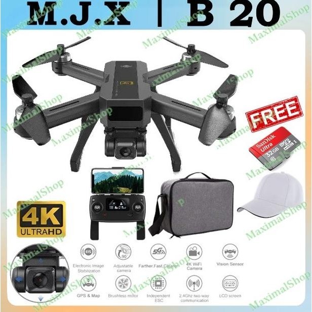 Drone Mjx Bugs 20 Eis Camera 4K Wifi 5G Optical Flow Rtf