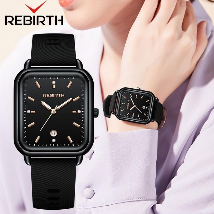 Rebirth Jam Tangan Wanita Bercahaya Anggun Anti Air Jam Tangan Cewek