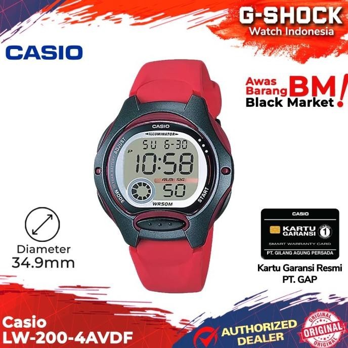 Casio General Lw-200-4Avdf Lw-200-4A Lw-200 Lw200 Lw 200