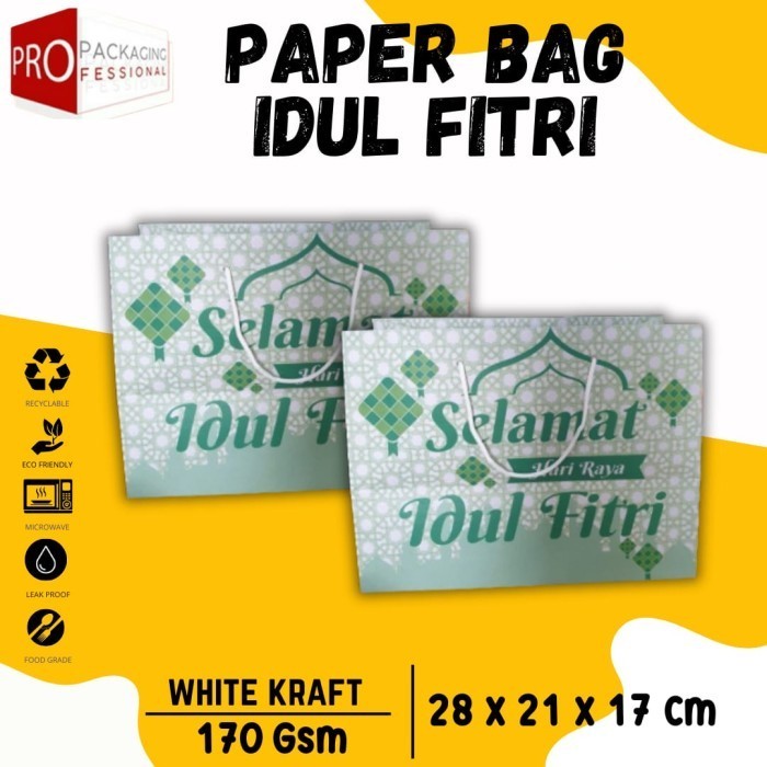 PAPER BAG IDUL FITRI / GOODIE BAG IDUL FITRI / HAMPERS BAG/HAMPERS BOX