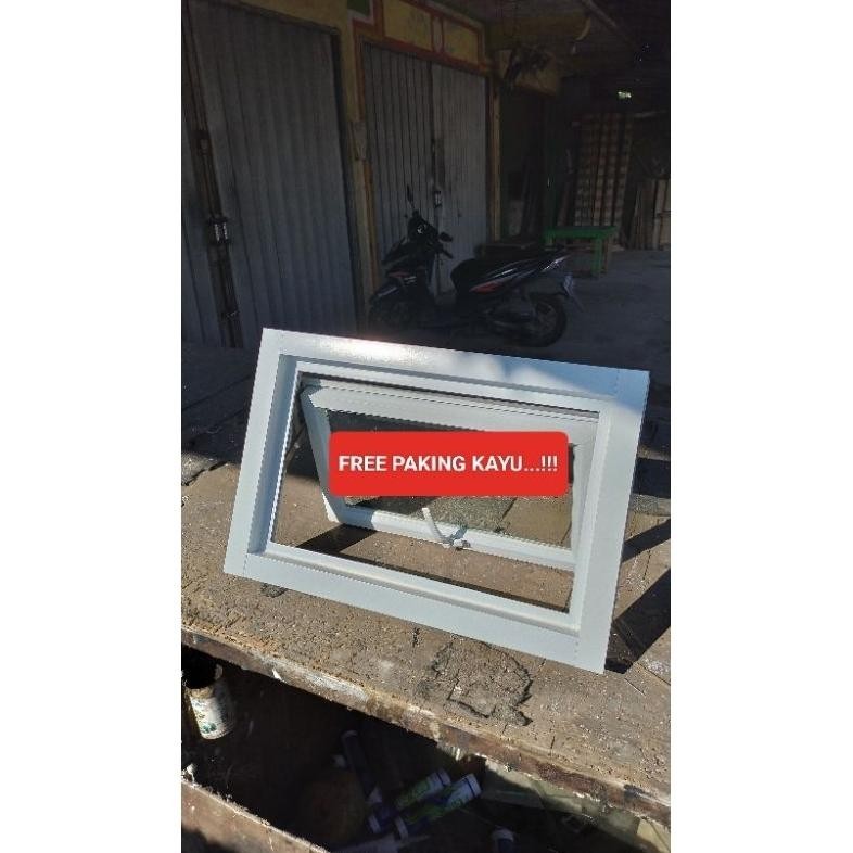 SALE JENDELA CASMENT 40X60 .ALUMINIUM.VENTILASI.BOVEN.BOUVENLIGHT.BOUVEN.CASMENT.JUNGKIT.FREE PAKING