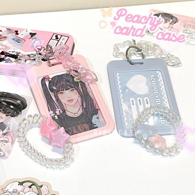 

Peachy Card Case ID Photocard Holder / Tempat Kartu PC Uang Elektronik