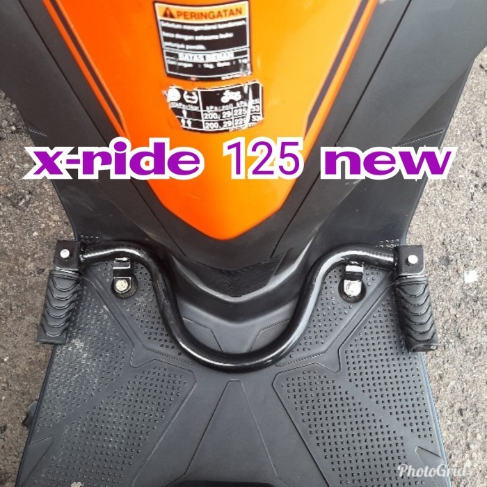 Footstep Motor X-Ride 125 Pijakan Kaki Depan Panc Bustep Karet
