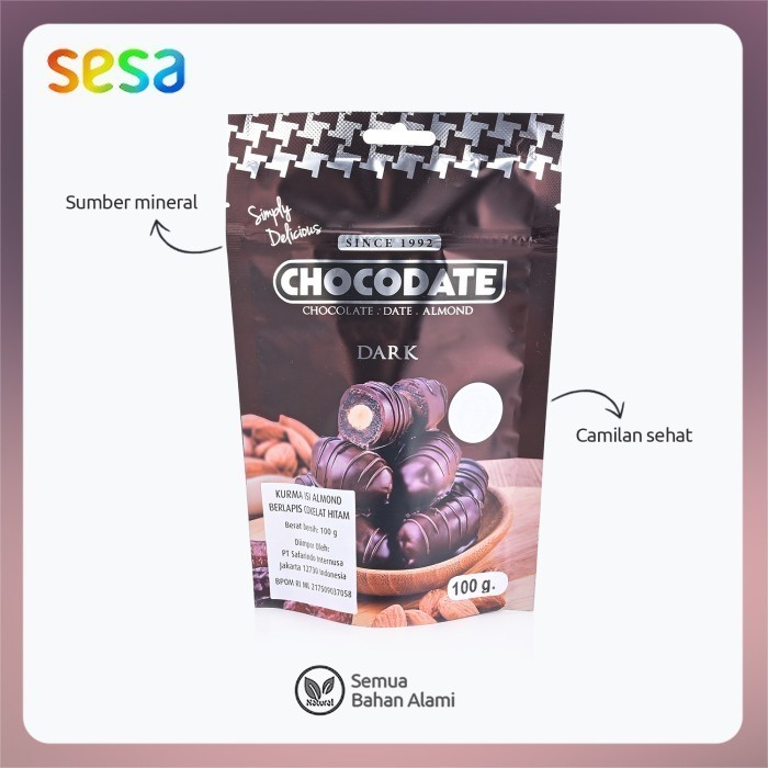 

Chocodate Real Dark 100 g