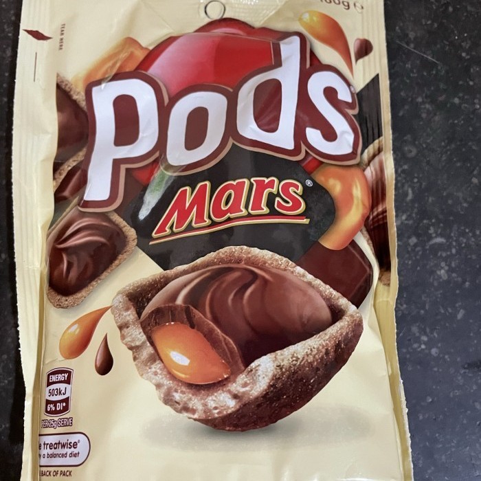 

Ori australia snack populer Pods with Mars 160gr