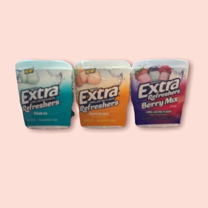 

EXTRA SPEARMINT SUGARFREE GUM, 35 COUNT - FROM USA