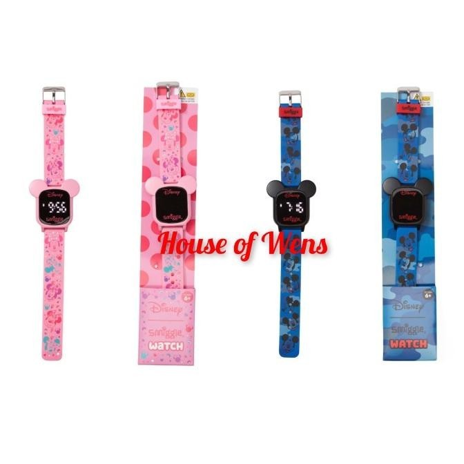 SMIGGLE MINNIE & MICKEY DIGITAL WATCH ORIGINAL - JAM TANGAN ANAK