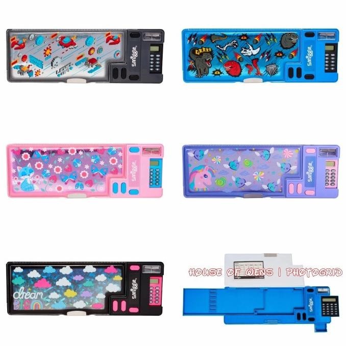 

SMIGGLE PEPPY LITE POP OUT PENCIL CASE ORIGINAL - TEMPAT PENSIL