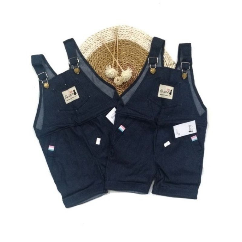 OVERALL PENDEK ANAK/OVERALL HOTPANTS ANAK /BAHAN KATUN