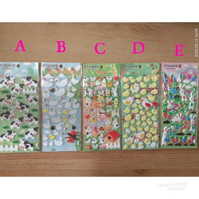

STICKER ANIMALS - STICKER TIMBUL BINATANG