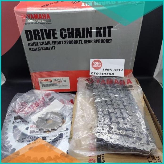 GIR SET GEAR SET R15 V2 ASLI YGP 100% 2PK-WF01A-00 ORI YAMAHA R15 LAMA