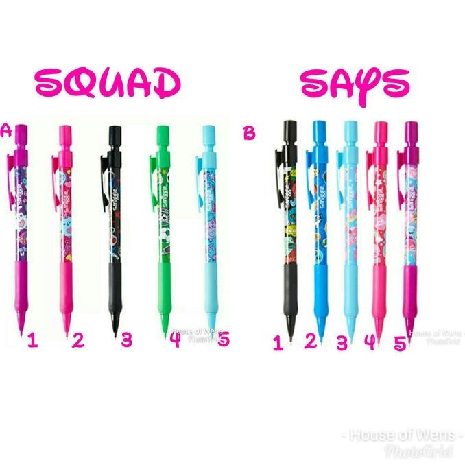 

SMIGGLE SQUAD MECHANICAL PENCIL - PENSIL MEKANIK SMIGGLE