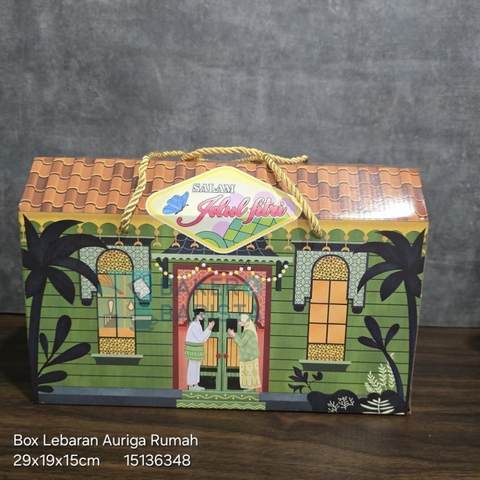 Box auriga lebaran kotak toples kue kering 500gr dus toples cookies