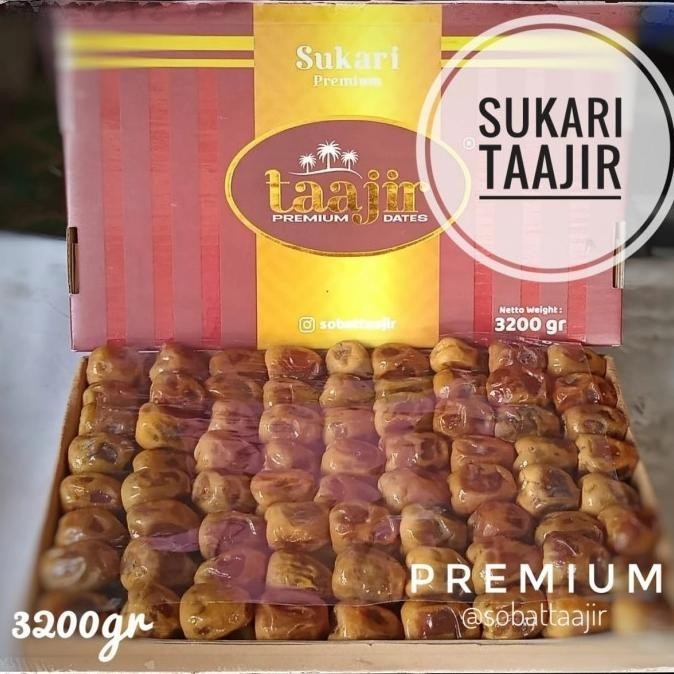 

Kurma Sukari Premium Taajir 3,2 Kg/ Kurma Sukari Taajir