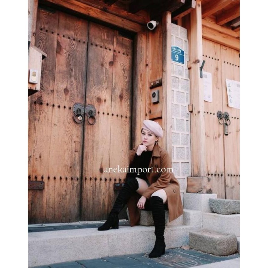 Topi Baret Winter Wanita, Topi Beret Baret Wanita, Topi Musim Dingin