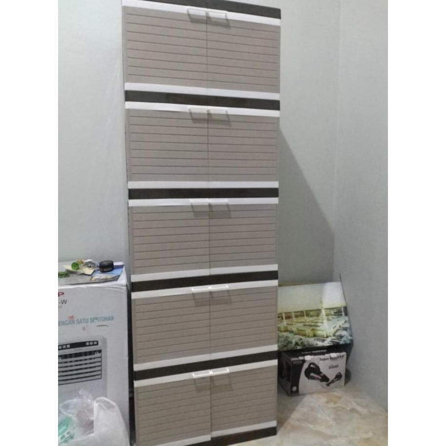lemari plastik club susun 5 jumbo