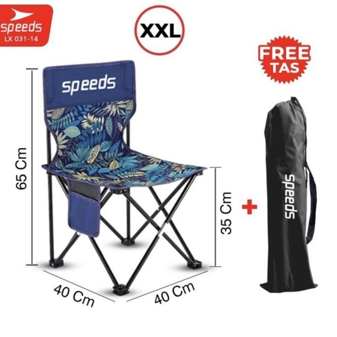 Kursi Lipat Outdoor Portable Kursi camping Bangku Gunung Speed (XL)