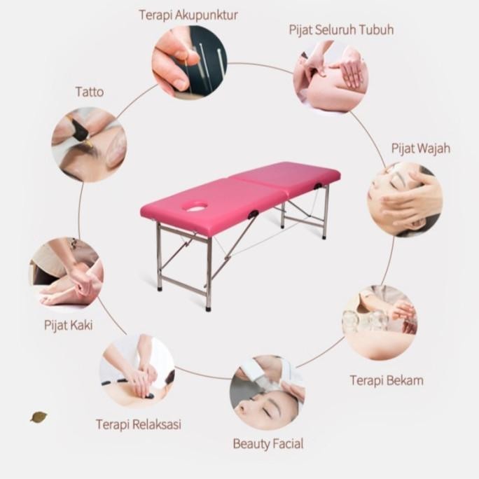 Portable Massage Bed Tattoo Bed Spa Facial Foldable Massage Table