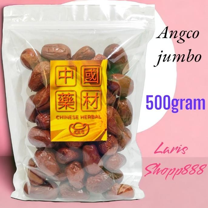 

Angco Jumbo / Ang Co Kurma Merah Super Repack 500 Gram / Hong Zhao Ls