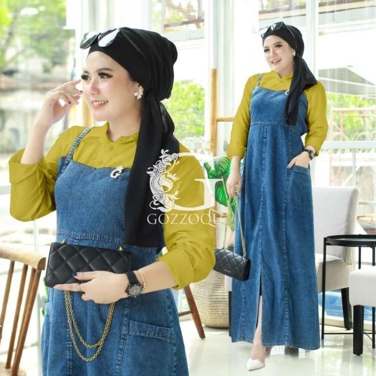 HAVIZA SET COUPLE // QIOMI DRESS DUYUNG // VIOLET MAXI BY GOZZOQU ORI