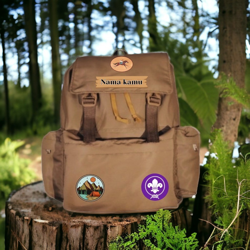 TAS RANSEL PETUALANGAN SHERINA / TAS BACKPACK SEKOLAH SD SM SMA / GRATIS SABLON NAMA