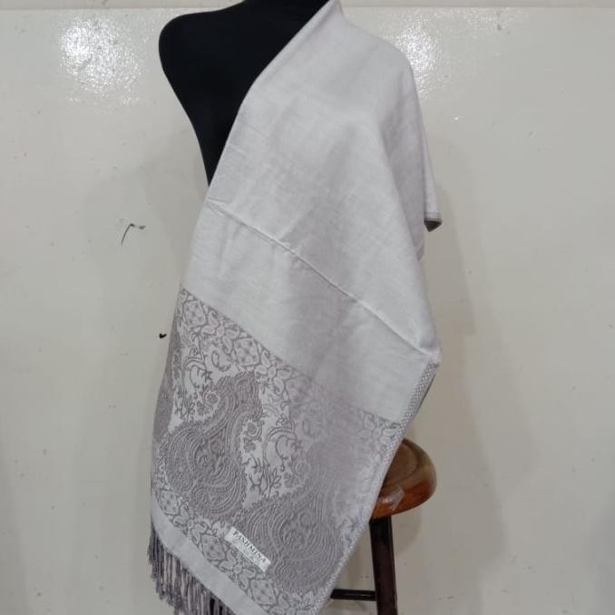 Syal Polos Motif Cashmere/ Pashmina Cashmere/ Scarf / Selendang/ Shawl