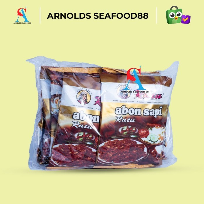 

Abon sapi cap RATU 10 piece