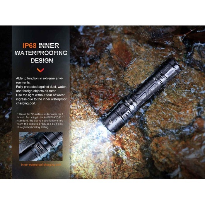 Senter Fenix PD35R USB-C Rechargeable LED 1700 Lumens / Senter Hiking
