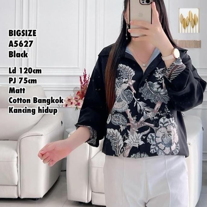 Atasan Wanita Import Ld 120 White, Salem, Black, Moca