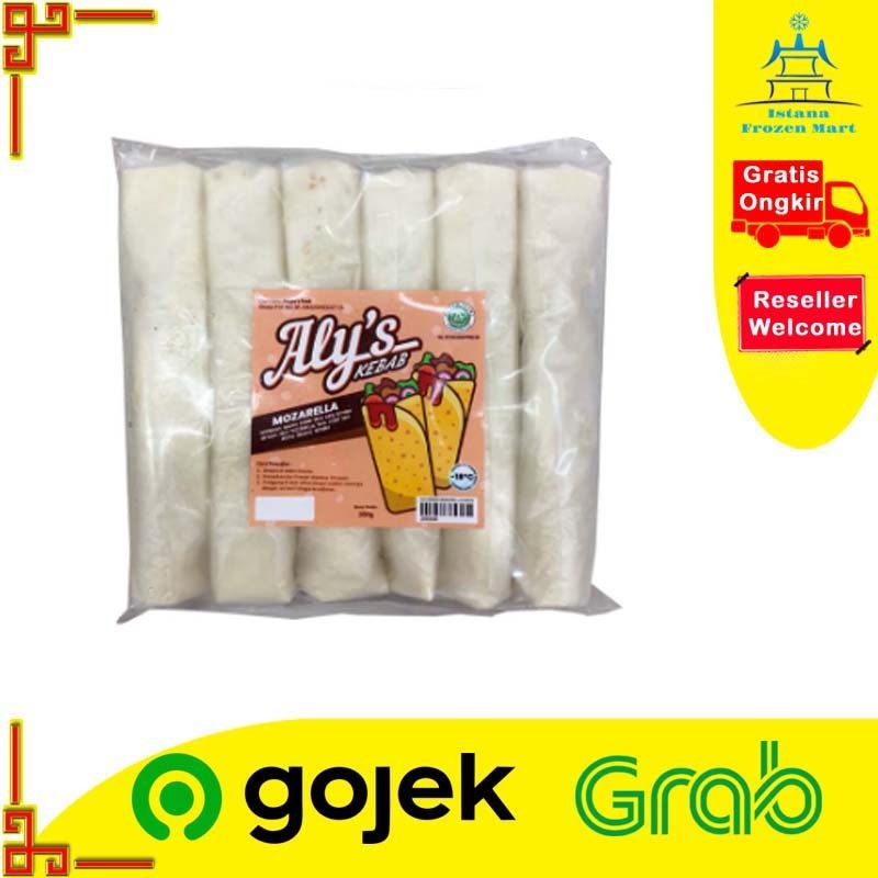 

Kebab Mozarella Cheese ALY'S FOOD Keju 400 GR
