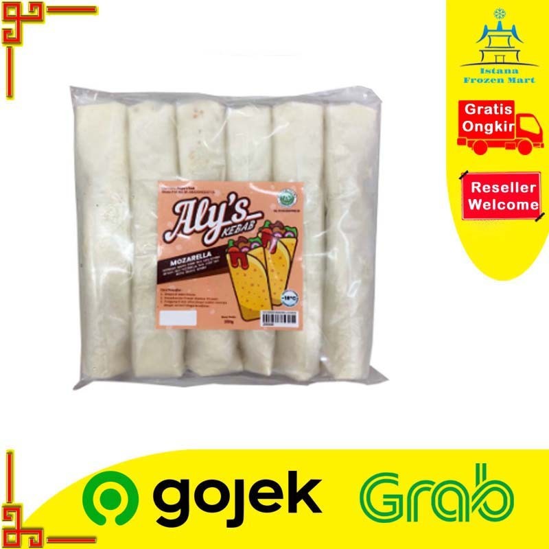 

Kebab Mozarella Cheese ALY'S FOOD Keju 400 GR