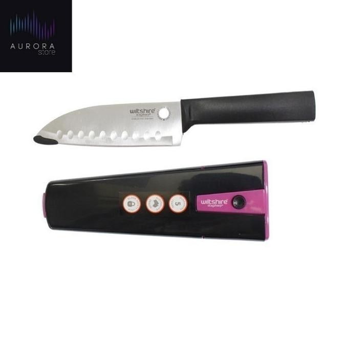 WILTSHIRE 15 CM STAY SHARP PISAU SANTOKU - PINK RIRITRI73