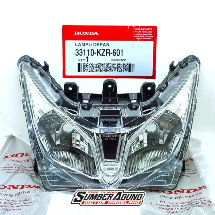 Baru REFLEKTOR LAMPU DEPAN VARIO 125 OLD 33110-KZR-601 ORI AHM