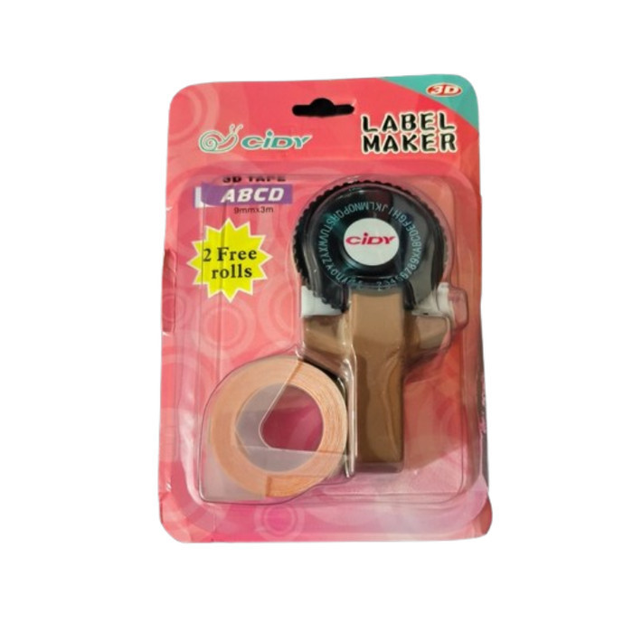 

Label Maker Cidy C101 Embossing label timbul Untuk huruf dan angka