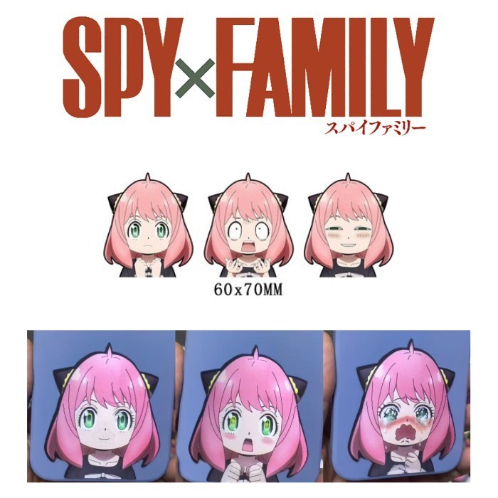

Anya Smug Sticker 3D Motion Lenticular Spy x Family Iphone Android