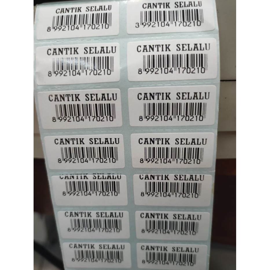 

JASA CETAK LABEL STIKER SEMICOATED 33X15 33 x 15 MM 3 line