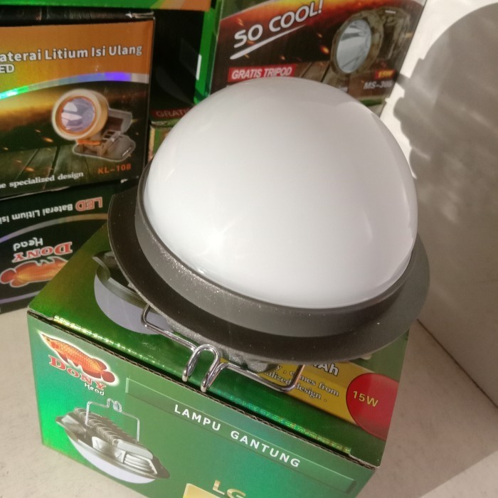 SENTER DONY LG-905 LAMPU GANTUNG LED 15W 4800mAh