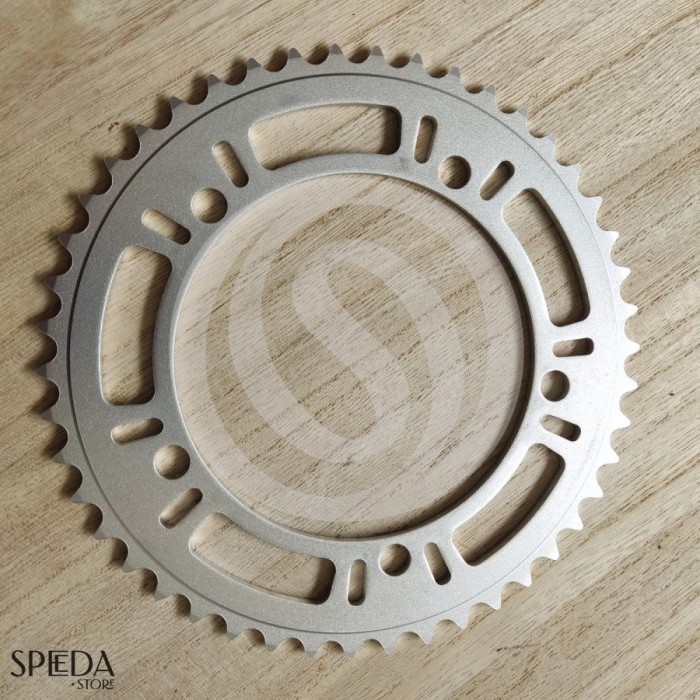 CLASSIC CHAINRING 46T BCD130 ALUMUNIUM ALLOY SILVER BLACK