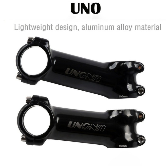 STEM UNO UNO ULTRALIGHT AL6061 7/17 DEGREES STEM SEPEDA UNO ALUMINIUM