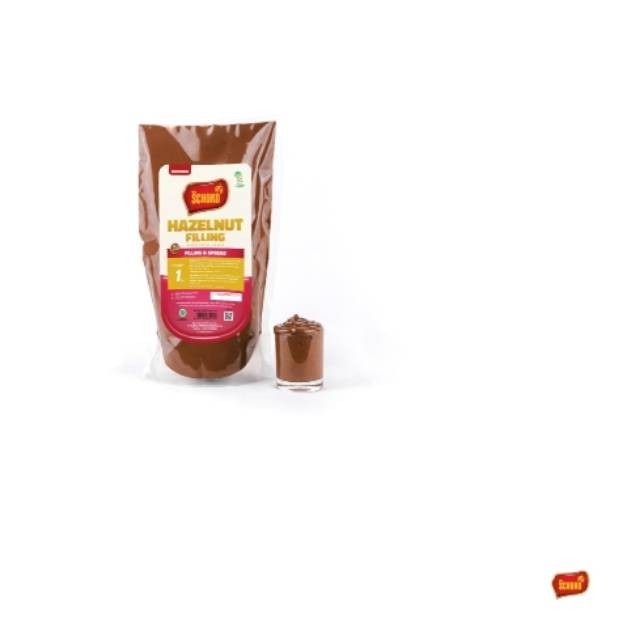 

Selai Hazelnut Schoko 1Kg / Hazelnut Filling / Isian Roti Rasa Cokelat Hazelnut
