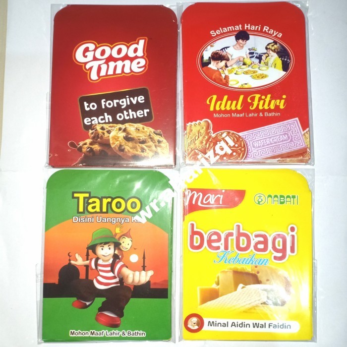 

Limited Amplop Lebaran Unik Viral Idul Fitri 10pcs - Taro snack Baru!