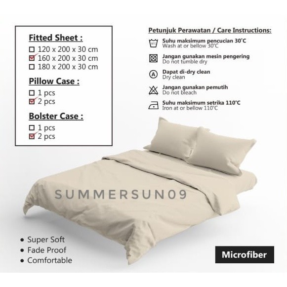 Bedcover Set Kotak Aesthetic Kintakun Quality Selimut My Love Quality