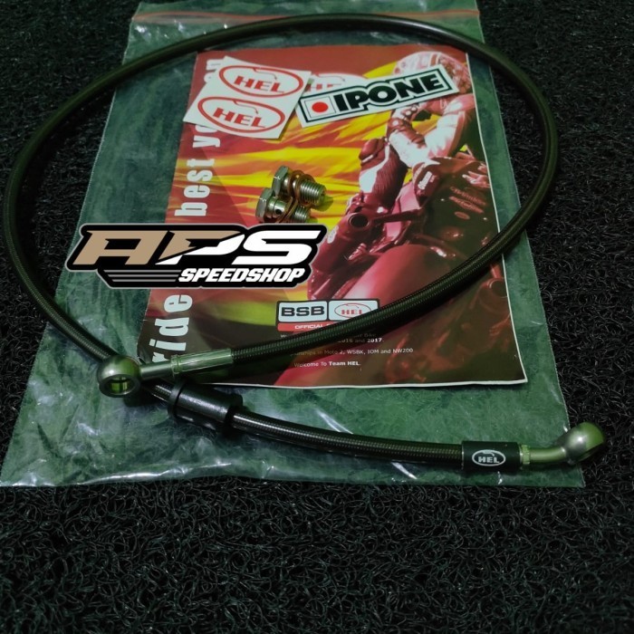 Master - Selang Rem Hell Hell Carbon Hitam Black 92Cm Vario Beat Scopy Mio Xeon