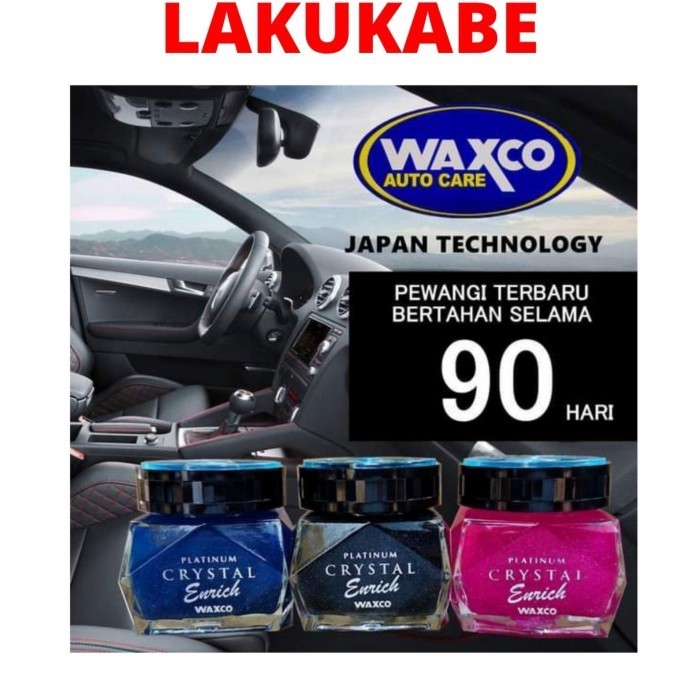 PARFUM PENGHARUM PEWANGI MOBIL WAXCO BLACK MUSK CRYSTAL GLASS 85ML