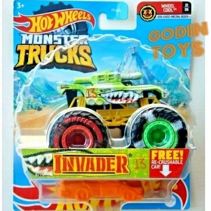 Monster Trucks Invader 2020 truck Hotwheels