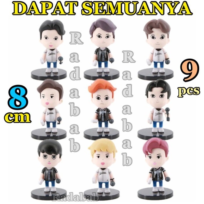 EXO FIGURE X MINISO - SET OF 9 - KPOP