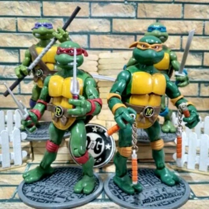 MAINAN ANAK KURA KURA NINJA FIGURE NINJA TURTLE SET 4 BH
