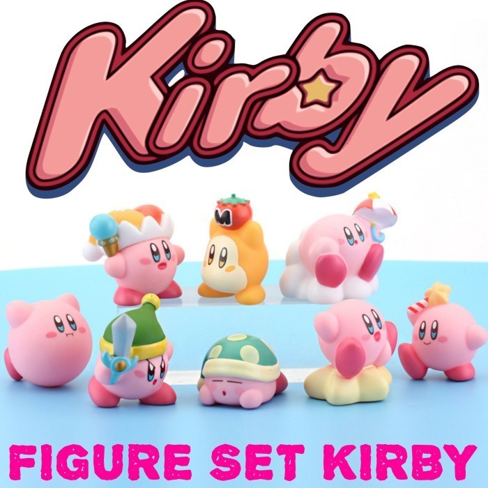 KIRBY FIGURE SET - MAINAN KIRBY SET FIGURE SET ACTION FIGURE ANIME