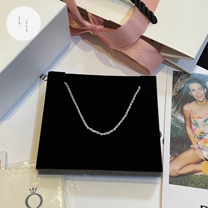 CHAIN RANTAI KALUNG NECKLACE ROSE GOLD OR WHITE GOLD PANDORA