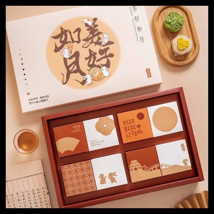 

READY STOK KOTAK MOONCAKE ISI 8 K9824| PREMIUM BOX PACKAGING| DUS KUE BULAN K98 READYY